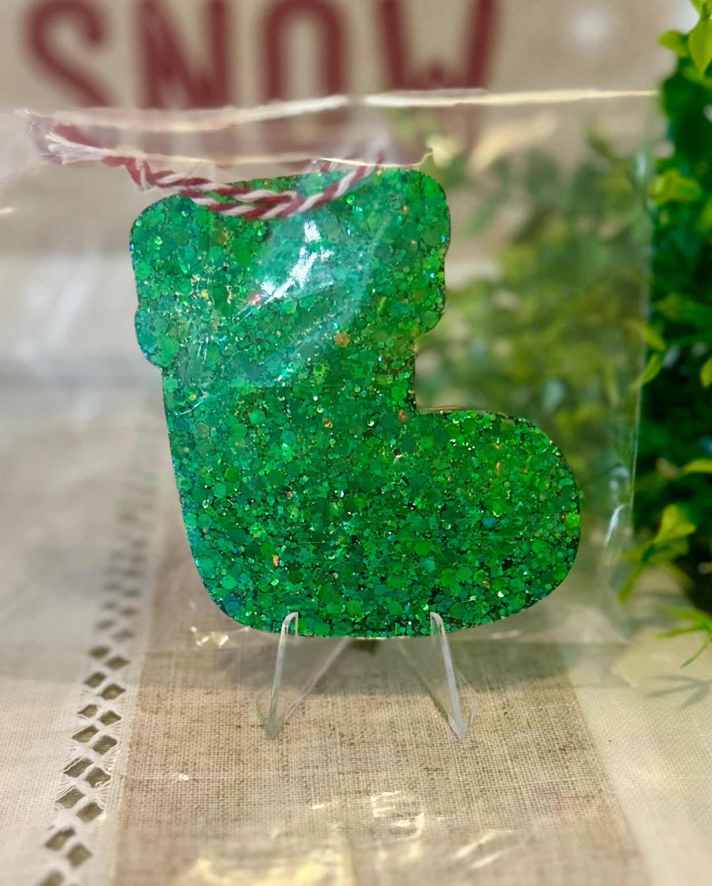 Tree Wind Santa Boot