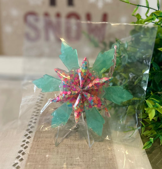 Happy Tiffany Snowflake