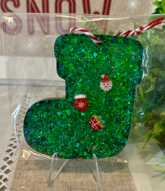 Tree Wind Santa Boot