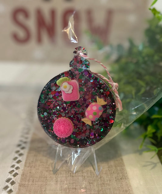 Bow Windcandy Snowflake Ball
